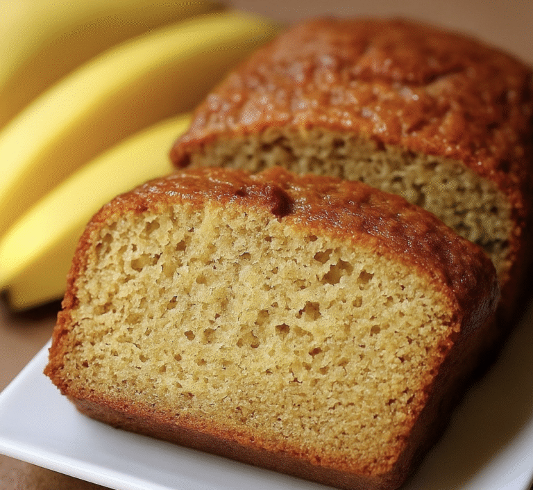 Pan de Plátano Sin Harina: El Postre Saludable que te Encantará